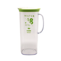 제오닉 손잡이 사각물병 2p, 그린 색상 2개, 1800ml