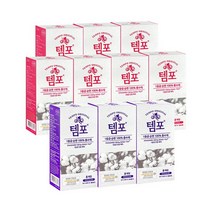 동아제약 템포 슈퍼 8p x 7개 + 레귤러 8p x 3개, 없음