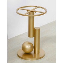 금속 뼈대 철테이블 사이드 다리 모던 인테리어, 2.직경 48CM 직경 55CM