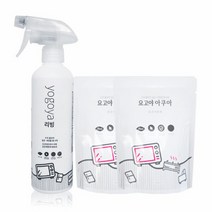 요고야리빙 에어프라이어 주방청소 전용 클리너 본품400ml+리필800ml, 1개, 요고야 1200ml