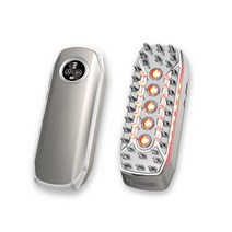 LED 두피 관리기 탈모 방지 전동 케어기기 EMS 진동 브러쉬 빗 치료기 모발 가정용 모발 레이저 마사지기 고주파, YH-B-300-게리
