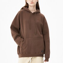 모즈모즈 톤다운 레글런 오버핏 기모 후드