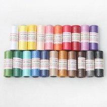 손가락 보빈실 / 재봉 퀼트 재봉틀 퀼팅 색 펠트전용 실 부자재 만들기, 533(연보라)