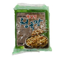 (광산식품) 청국장 2k ( 냉동포장 + 아이스팩 포함 ), 청국장2k, 1