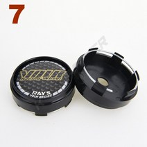휠 센터캡 자동차 휠 스포츠 림 캡 62MM 클립 직경 중앙 캡 광선 볼크 레이싱 로고 스티커 휠 커버 허브, 07 7