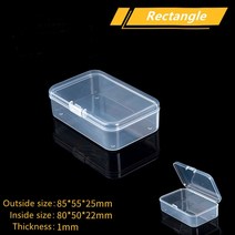 미니 플라스틱 상자 직사각형 반투명 포장 보관 방진 내구성 강한 보석 케이스 컨테이너, [03] A3