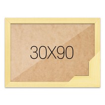 퍼즐액자 30x90 고급형 우드 미송