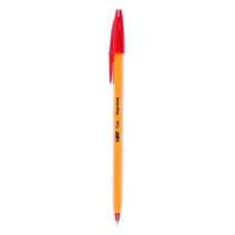 BIC 빅볼오렌지화인 12개입 0.7mm, 적색, 12개입 x 2개