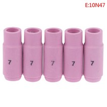 용접 부품 CO2 토치 재료 5x 10N49/50 플라즈마 커팅 세라믹 컵 알루미나 노즐 TIG 용접 아르곤 아크 건 용, 05 E