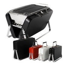 캠차 감성캠핑 가방형 화로대 그릴, 레드