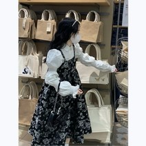 나시원피스코디 여성의류 2022 일찍이 봄 염계 스타일리쉬 인싸템 눈길을 끄는 끈나시 슬립 4807903743