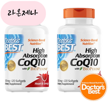 홈쇼핑 1+1 닥터스베스트 고흡수 코큐텐 CoQ10 100mg 120캡슐