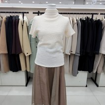 온앤온 짜임 스판 반목티셔츠njw3se2200