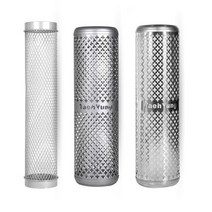 난로 연통 보호망 65mm 90mm 110mm 125mm 150mm 스텐 철 크롬 도금 메쉬 펠렛 화목 연탄 난로 안전망, 스텐형 125mm