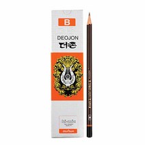 문화연필 더존 B, 혼합 색상, 12개입