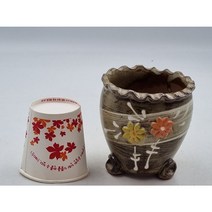 우암 수제화분 원형 꽃분 1호 다육 도자기화분