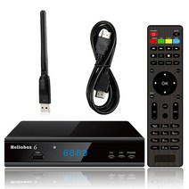 위성 TV 수신기 hellobox 6 dvb-s2x dvb-s2 인터넷 h265 hevc 멀티 스트림 t2-mi dvb s2 접시 토 파인더, 헬로박스6 와이파이, 영국 플러그
