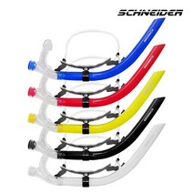슈나이더 강습용 센터스노클 SN1-WC01, 레드_SN1-WC01R