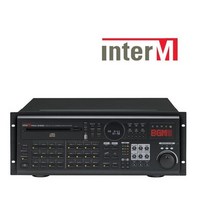 [interM]인터엠 정품 PAC-5300/화재감지 비상방송앰프 PA앰프 전관방송/ PC프로그램으로 장비제어 EM마이크내장 랙장착가능/ 관공서