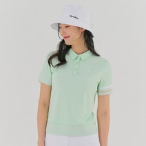 [테일러메이드]23SS 여성 소매 포인트 카라 반팔 티셔츠 TWTYM6147-830