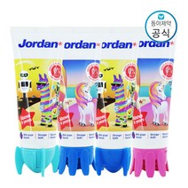 조르단 어린이치약 스텝2단계 랜덤 발송, 75g, 8개