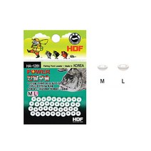 해동 파워 반달구슬 HA-1281 반원 고무 구슬 채비소품, L