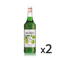 모닌 그린애플 시럽 1000ml 2개