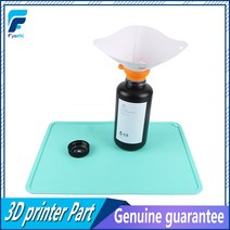 초정밀 실리콘 슬랩 매트 410*310mm 블루/그레이 클린 업 또는 수지 전송 DLP SLA 3D 프린터 액세서리용, 02 GRAY