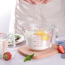 내열 유리 계량컵 이유식 비커 눈금컵 계량용품 500ML 눈금컵 용품 유리컵 비커 물 계량 플라스틱 쌀컵, 쿠팡 계량컵500ML, 쿠팡 본상품선택