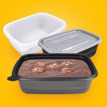 사각 죽용기 JH 1913 소 650ml 500세트 반투명, 단품