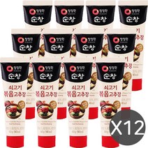 청정원 쇠고기 볶음 고추장 60g x 12개, 1개