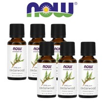 (6팩 기획) 나우푸드 에센셜 오일 Cedarwood 아로마테라피 100%퓨어 고농축 시더우드오일 30ml