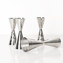 칼딘 더블 사이드 홈텐딩 칵테일 지거 계량 도구(4종/택1), B. 골드링 지거, 30/45ml