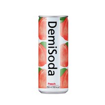 동아오츠카 데미소다 피치 복숭아맛 250ml 24캔, 데미소다 240 피치 복숭아맛 24캔