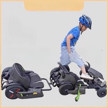 고카트 리어 트레일러 확장 시트 2인 좌석 발판 루지, (높은 구성) 풍경 트레일러