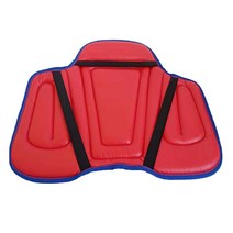 THE WAROOM SHOP 가죽 승마 좌석 충격 흡수 메모리 폼 안장 쿠션, 45x58x1.5cm, 레드