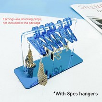 파렛트랙 선반 건조기앵글 음료보관대 골드 실버 로즈골드 폴리머 클레이 소프트 도자기 귀걸이 스탠드 행, 26 066 Blue
