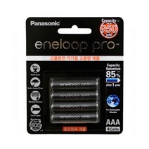 파나소닉 에네루프 충전지 충전기, 파나소닉 에네루프 프로 AAA 950mAh 4알 1세트, 1개