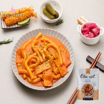 매콤까르보나라맛 라비퀸 츄잇 떡볶이 밀키트 500g(2인분)누들, 단품