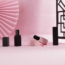 립스틱 용기 소품 제작 케이스 부자재 휴대용 고체 화장품 립밤, A_블랙
