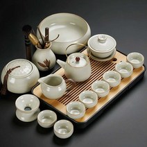 찻 잔 세트 선물용 홍차잔 집들이 커피잔 패키지, 단지 10종 세트 + 트레이 +  선물 상자