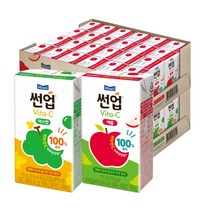 썬업 Vita-C 머스캣 125ml +애플 125ml 각 24팩 총48팩