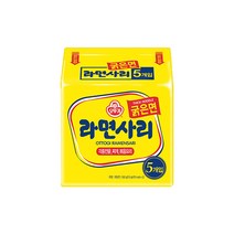 (실온)[오뚜기]라면사리 굵은면(봉지)(110gx5), (110gx5), 6개