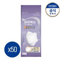 크리넥스 KF94 에어 마스크 소형 1px50개, 1개입, 50개, 흰색