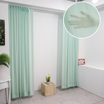 [휴인] 쉬폰 나비주름 속지 커튼 커텐 주문 맞춤제작 거실 창문 자체제작 국내생산 소프트 차르르