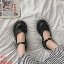 CHINA DU0375 쁘띠슈즈 여성 여름 슬림형 잉글리시 2020 뉴 인사이드 통굽 학원풍 jk 제인 단화