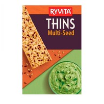 Ryvita 리비타 유럽 영국 씬스 멀티씨드 비스킷 쿠키 과자 스낵 간식 125g 3팩, 3개