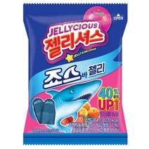 칠성 워터젤리 젤리추천 롯데 죠스바젤리 젤리셔스 과일젤리 대용량젤리 70G 8개, 15세트