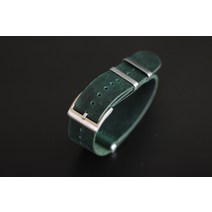 PISTOS 그린 소가죽 나토밴드 20mm 22mm. 원시계