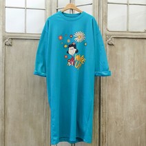 이힝 플라워셀리 프린팅 봄 루즈핏 롱원피스 홈웨어